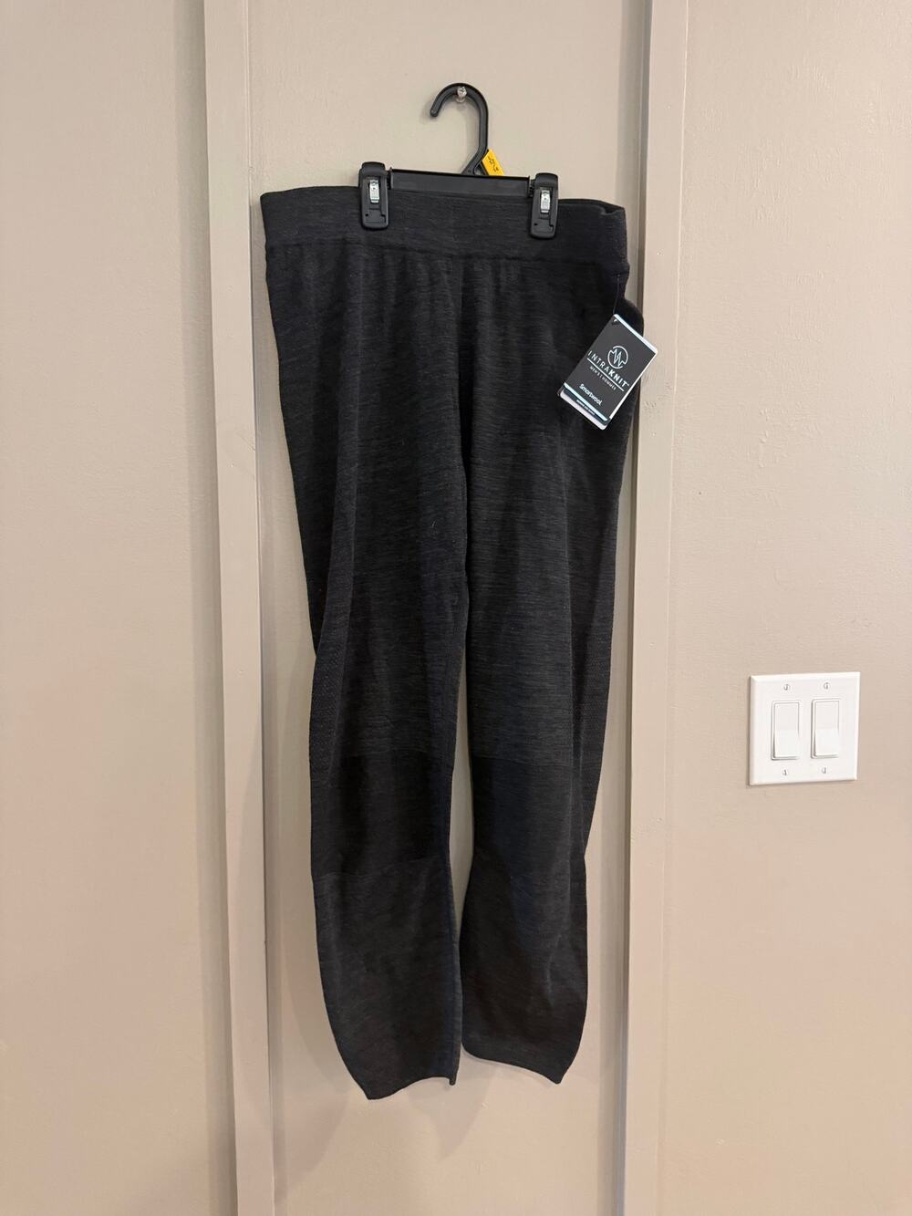 NWSmartwool Intraknit Thermal Merino Bottoms Charcoal Gray Mens Legging SZ XL
